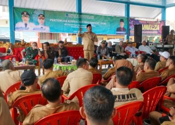 Bupati Lahat Hadiri Pertemuan Konsultasi Masyarakat (PKM) SID Daerah Irigasi Merendang dan Air Pangi