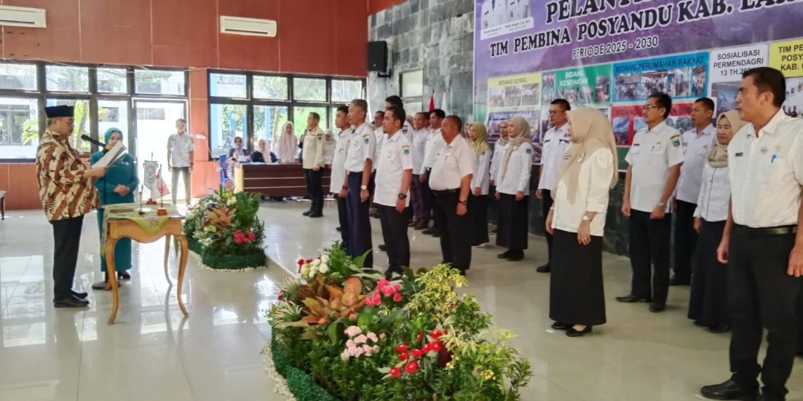 Bupati Lahat Lantik Tim Pembina Posyandu Kabupaten Lahat Periode 2025–2030