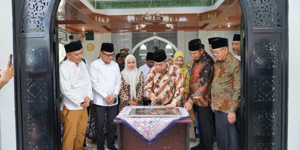 Peresmian Masjid Al-Zairus Desa Lubuk Selo, Bupati Lahat Tekankan Pentingnya Menjaga Lingkungan