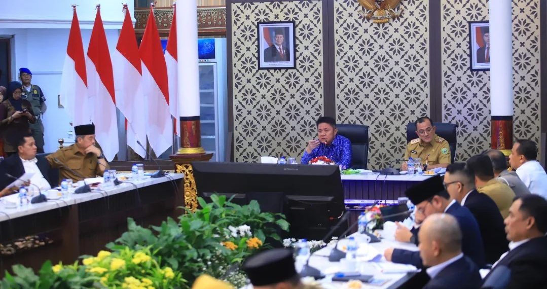 Bupati Lahat Mengikuti Rakor Optimalisasi Pendapatan Daerah se-Sumatera Selatan