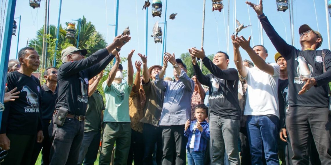 Bupati Lahat Dukung Pelestarian Alam Lewat Lomba Suara Burung Perkutut Kapolres Lahat Cup
