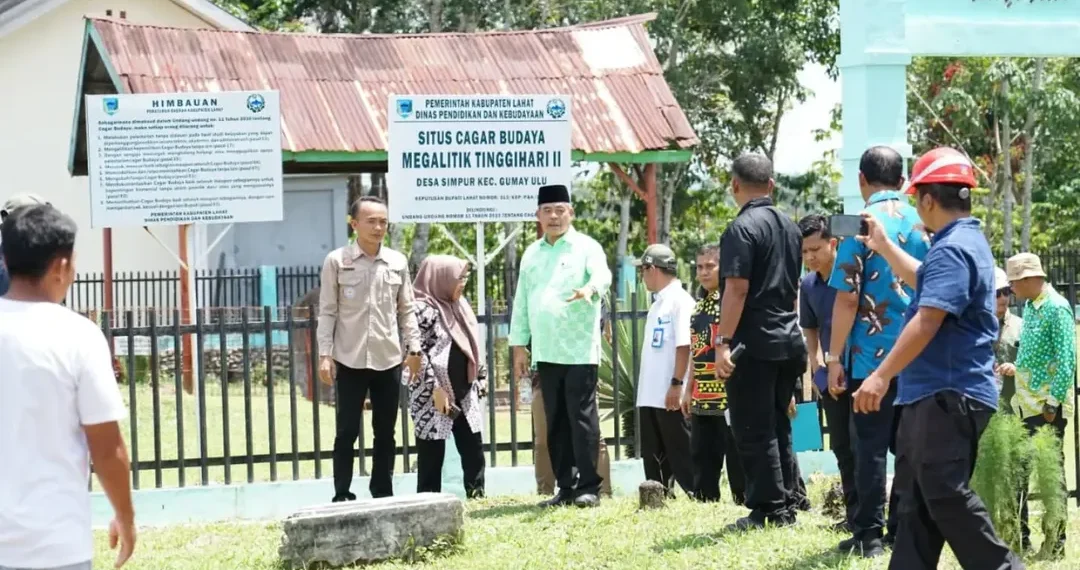 Bupati Lahat Tinjau Situs Megalit Tinggi Hari, Siapkan Pengembangan Kawasan Wisata Terpadu