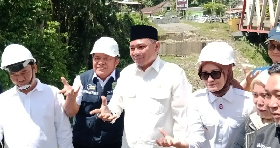 Peletakan Batu Pertama Jembatan Air Lawai B, Gubernur Sumsel Targetkan Rampung Tepat Waktu