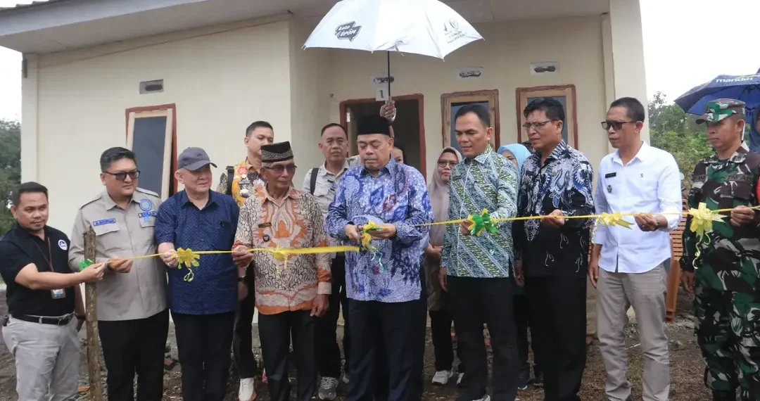 Bupati Lahat Resmikan Hunian Relokasi Korban Banjir di Mulak Sebingkai
