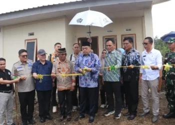 Bupati Lahat Resmikan Hunian Relokasi Korban Banjir di Mulak Sebingkai
