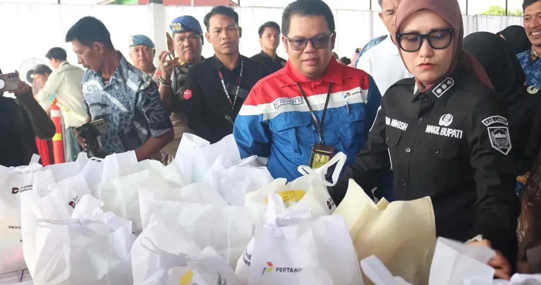 Wakil Bupati Lahat Hadiri Pasar Murah Pertamina, Ringankan Beban Masyarakat