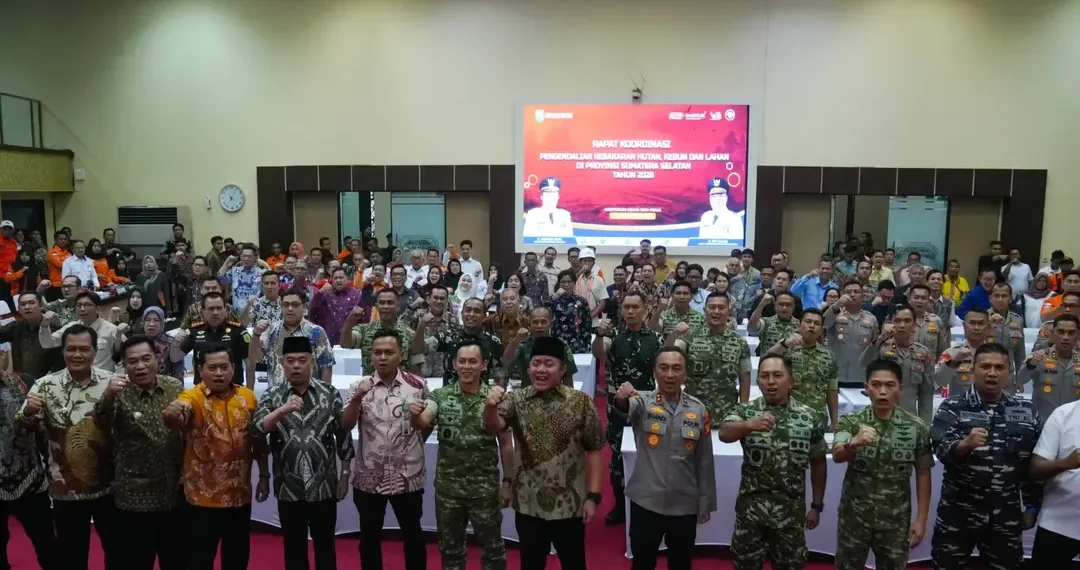 Penguatan Sinergi Penanggulangan Karhutla Sumsel, Bupati Lahat Hadiri Rakor Kesiapsiagaan Kebakaran Hutan dan Lahan