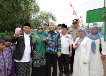 Wabup Lahat Letakkan Batu Pertama Pembangunan Masjid Al-Muhajirin di Kikim Selatan