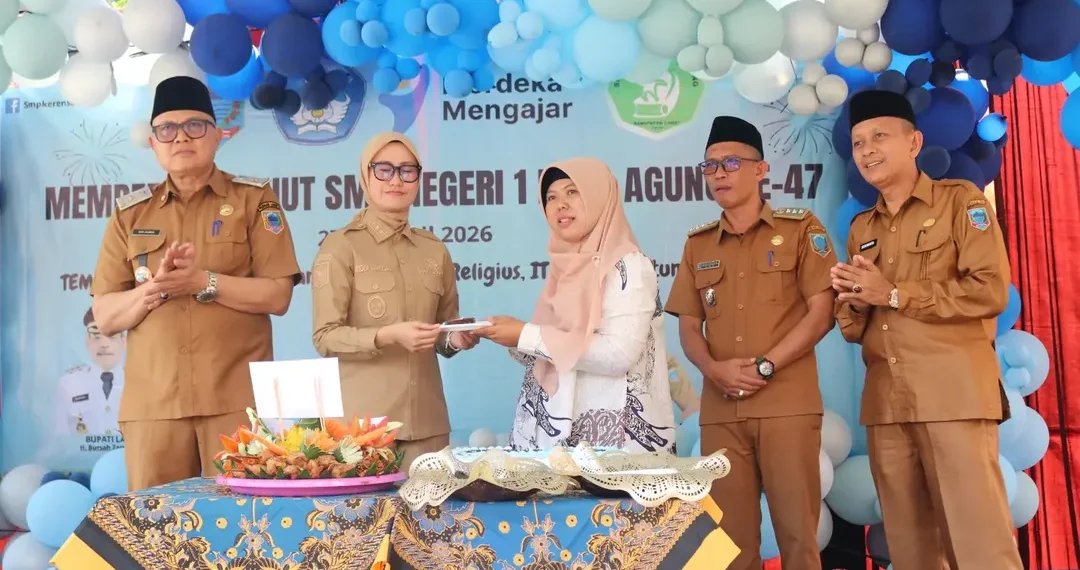 Wabup Lahat Hadiri HUT ke-47 SMPN 1 Kota Agung, Tekankan Semangat Kartini bagi Generasi Muda