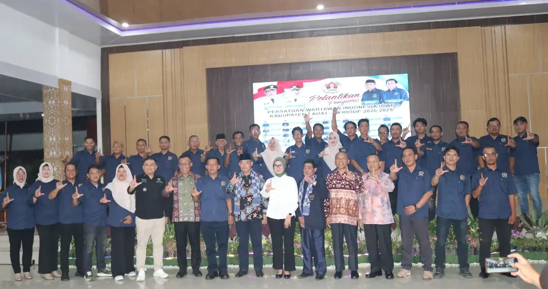 Pelantikan Pengurus PWI Lahat Periode 2026–2029 Berlangsung Khidmat