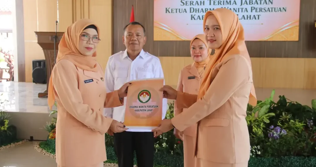 Sertijab Ketua DWP Kabupaten Lahat 2026 Berlangsung Khidmat, Perkuat Sinergi dan Peran Perempuan