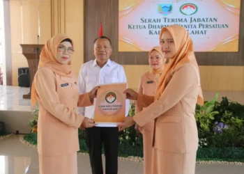 Sertijab Ketua DWP Kabupaten Lahat 2026 Berlangsung Khidmat, Perkuat Sinergi dan Peran Perempuan