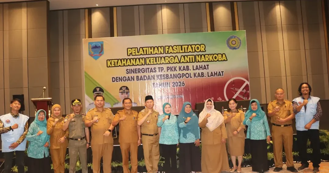 Perkuat Ketahanan Keluarga, Pemkab Lahat Gelar Pelatihan Fasilitator Anti Narkoba