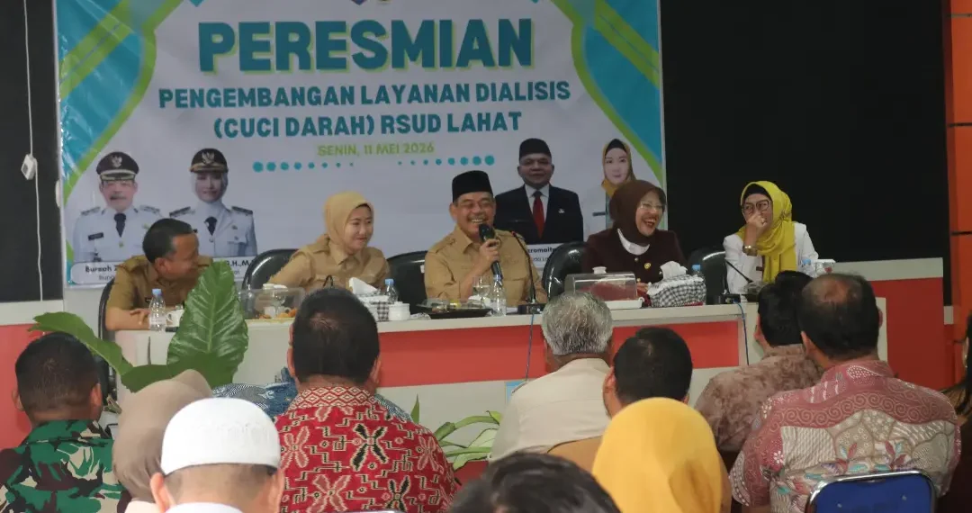 Bupati dan Wakil Bupati Lahat Resmikan Pengembangan Layanan Dialisis RSUD Lahat