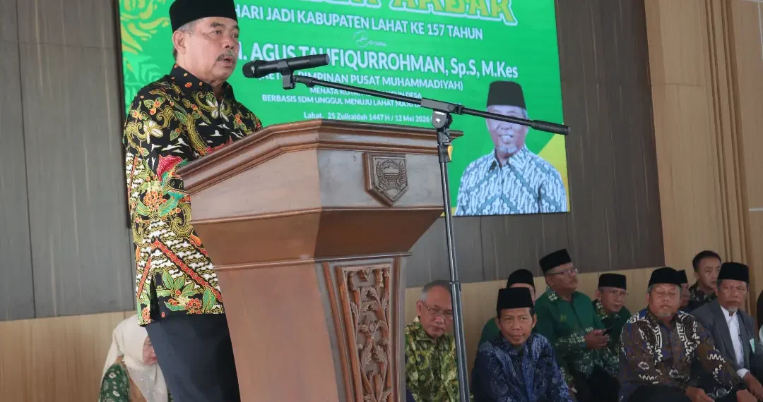Tabligh Akbar HUT Lahat ke-157, Bupati Ajak Wujudkan Lahat Maju dan Religius