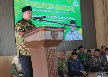 Tabligh Akbar HUT Lahat ke-157, Bupati Ajak Wujudkan Lahat Maju dan Religius