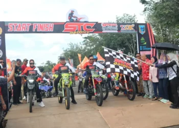 Pangdam II/Sriwijaya dan Bupati Lahat Resmi Buka STC Gaspooll Trail Adventure 2026 di Sirkuit Manggul