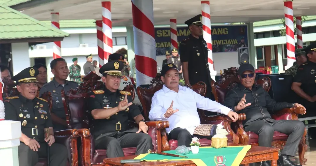 Bupati Lahat Hadiri Penutupan Dikmata TNI AD Gelombang I Tahun 2026 di Secata Rindam II/Sriwijaya