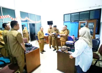 Sekda Lahat Sidak 12 Bagian Setda, Tegaskan Komitmen Penegakan Disiplin ASN