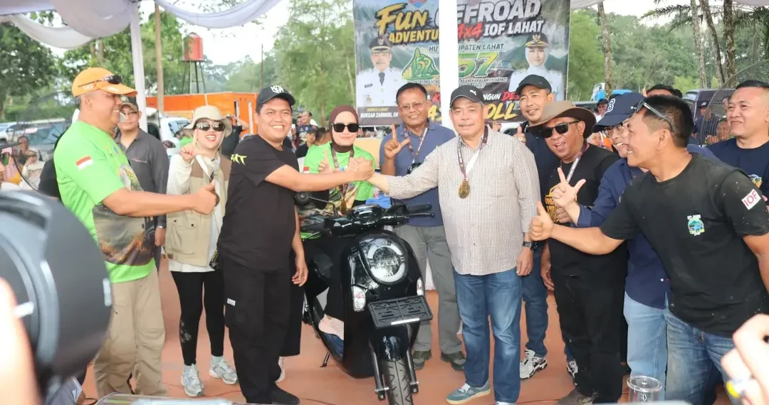Bupati Lahat Tutup Offroad Adventure 4X4, Ajang Promosi Wisata dan Silaturahmi Pecinta Offroad