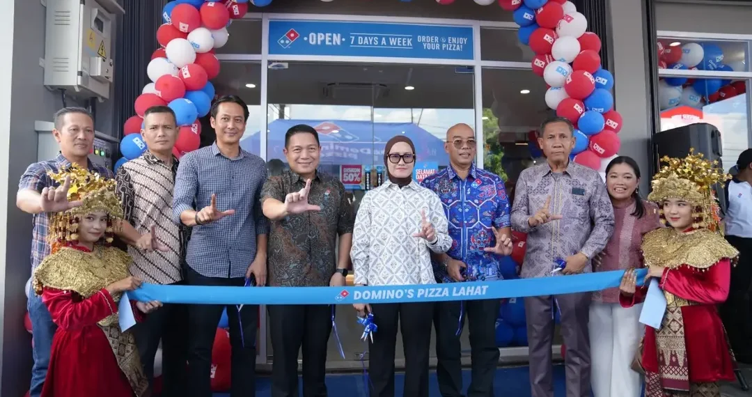 Wakil Bupati Lahat Resmikan Domino’s Pizza, Dorong Investasi dan Pertumbuhan Ekonomi Daerah