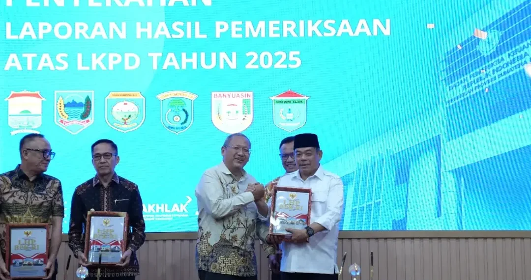 Bupati Lahat Serahkan Laporan Keuangan Pemerintah Daerah Tahun Anggaran 2025 kepada BPK Sumatera Selatan