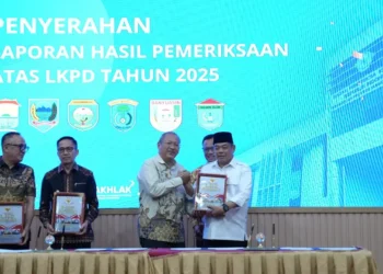 Bupati Lahat Serahkan Laporan Keuangan Pemerintah Daerah Tahun Anggaran 2025 kepada BPK Sumatera Selatan