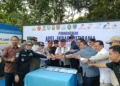 Bupati Lahat Hadiri Apel Ikrar Bersama dan Peresmian Tata Kelola Sumur Minyak Masyarakat