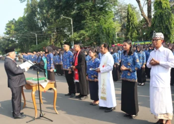 Bupati Lahat Pimpin Pengambilan Sumpah 708 CPNS dan Pelantikan 556 PNS dalam Jabatan Fungsional