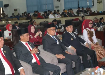 Bupati dan Wabup Lahat Hadiri Rapat Paripurna DPRD, Ikuti Pidato Kenegaraan Presiden RI