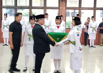 Bupati Lahat Kukuhkan Paskibraka Kabupaten Lahat Tahun 2026, Tekankan Disiplin dan Nilai Pancasila