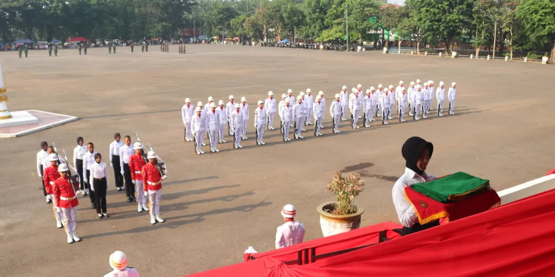 Jelang HUT ke-81 RI, Pemkab Lahat Gelar Gladi Kotor dan Gladi Bersih Upacara Pengibaran Bendera