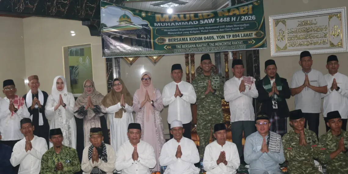 Wabup Lahat Hadiri Peringatan Maulid Nabi Muhammad SAW 1448 H di Masjid Al-Ikhlas