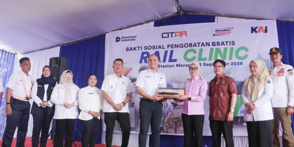 Wabup Lahat Apresiasi Program Rail Clinic PT KAI di Stasiun Merapi