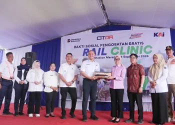 Wabup Lahat Apresiasi Program Rail Clinic PT KAI di Stasiun Merapi