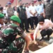 Wabup Lahat Hadiri Peletakan Batu Pertama Masjid Baiturrahman Serelo Yonif TP-894/PB