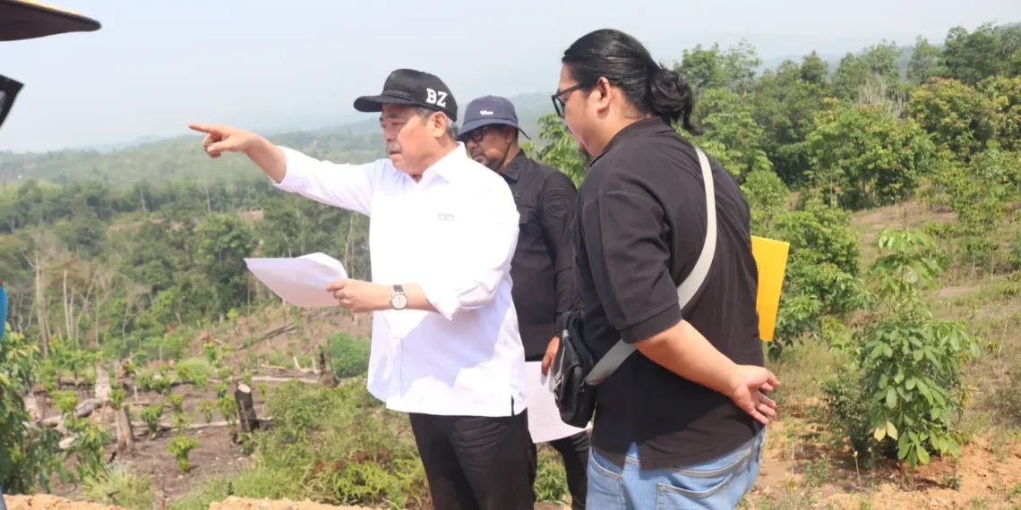 Bupati Lahat Tinjau Pengembangan Situs Megalith Tinggi Hari, Fasilitas Ditargetkan Rampung November