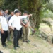 Bupati Lahat Monitoring Pembangunan Prasarana Pokdakan Danau Karet di Kikim Barat