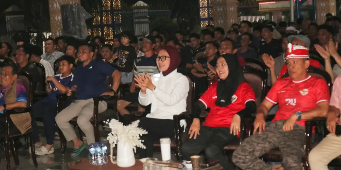 Nobar Final ASEAN Cup 2026, Pemkab Lahat dan Masyarakat Rayakan Kemenangan Timnas Indonesia