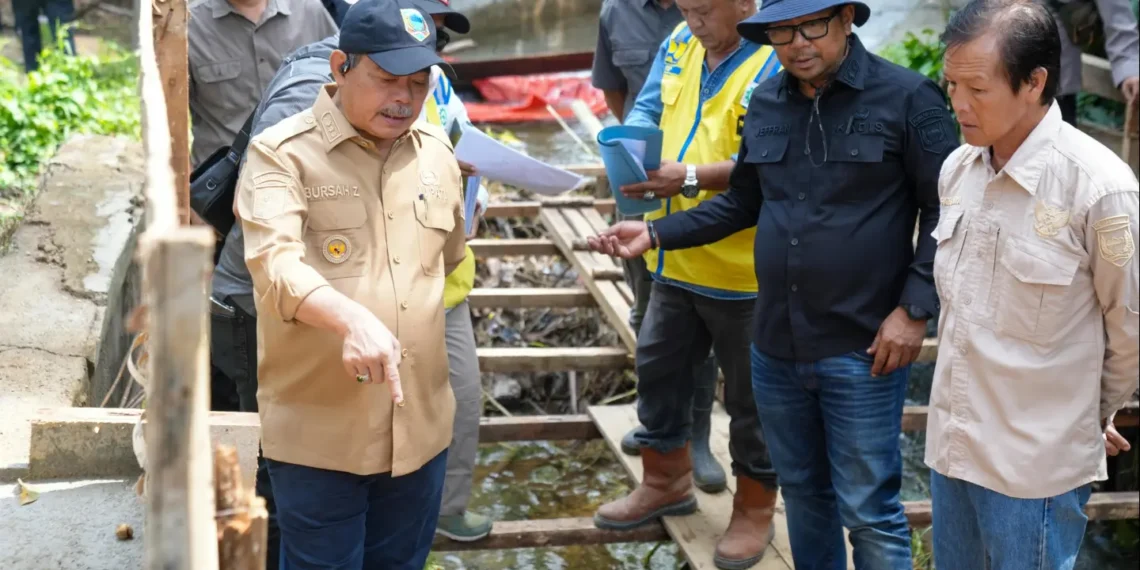Bupati Lahat Tinjau Pembangunan BBI dan Rehabilitasi Irigasi di Tanjung Sakti Pumi